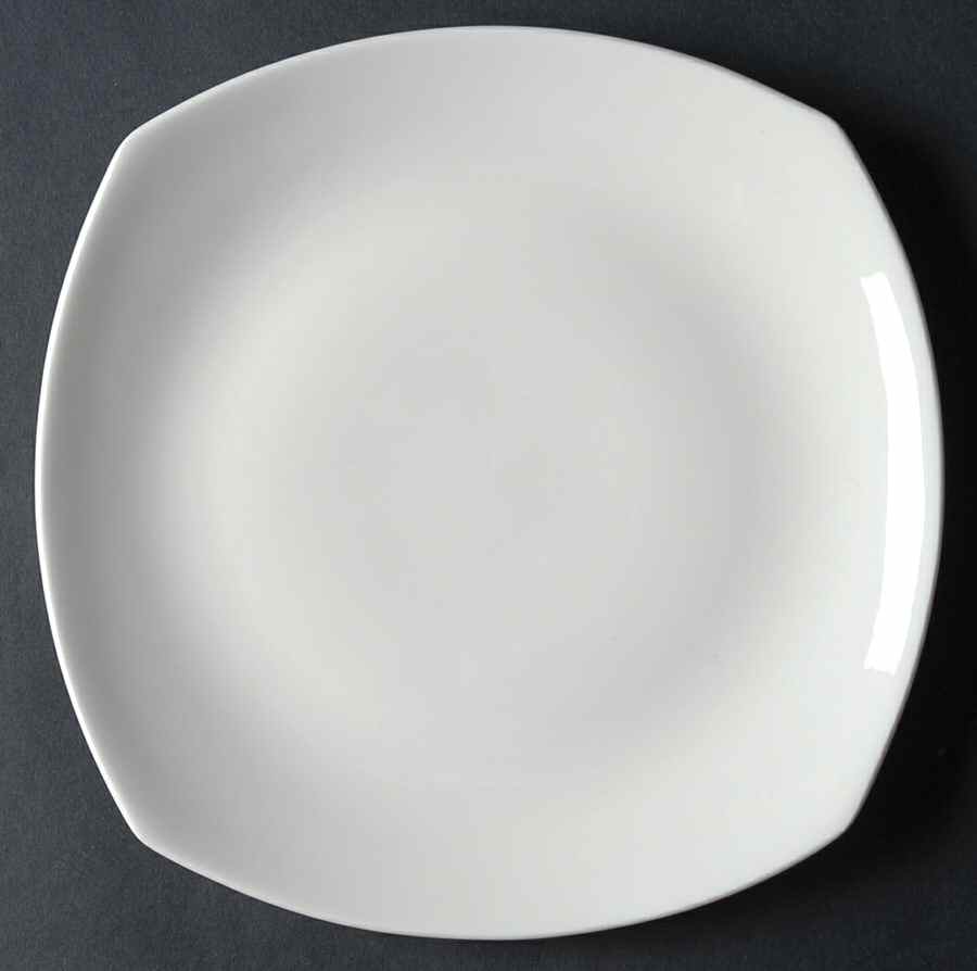 White Gardenia Salad Plate by Gibson Designs-1