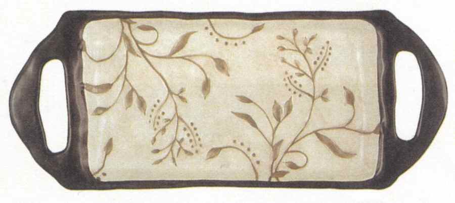 Rustic Nature 15" Bread Tray by Ganz-1
