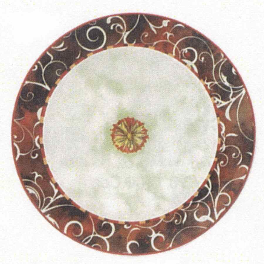 Painter's Garden Salad Plate by Ganz-1