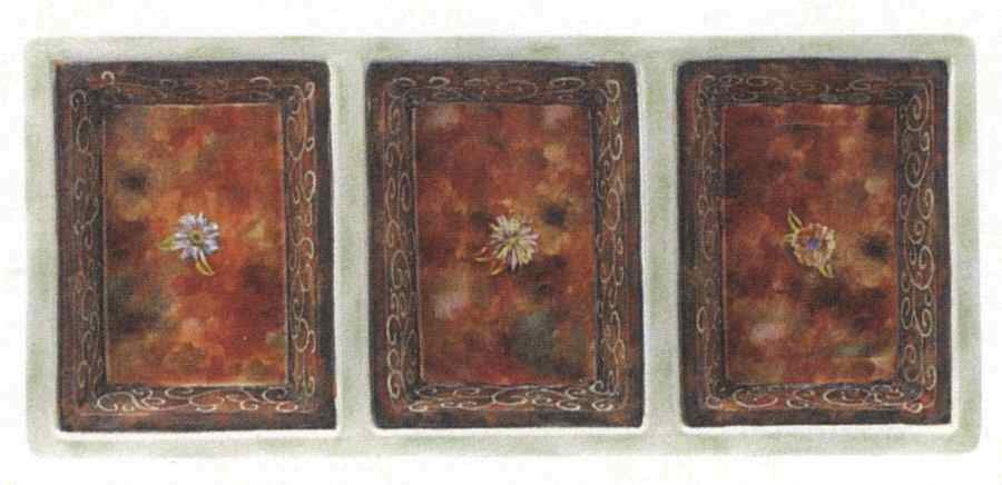 Painter's Garden 3-Part Relish by Ganz-1