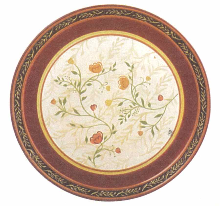 Bella Garden Dinner Plate by Ganz-1