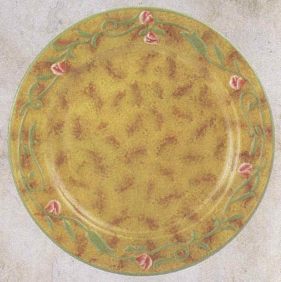 Flower Tableware Dinner Plate by Ganz-1