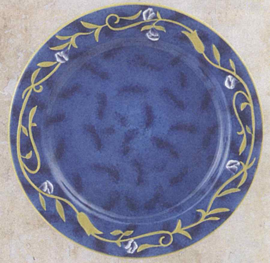Flower Tableware Dinner Plate by Ganz-1