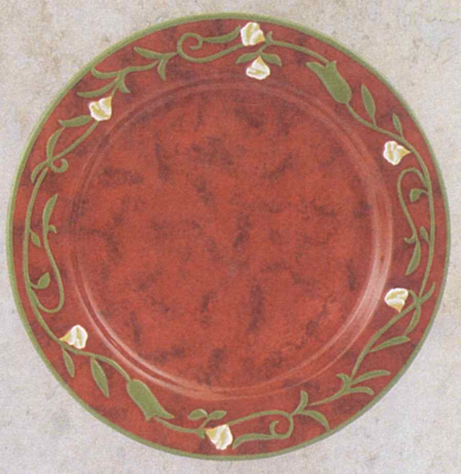Flower Tableware Dinner Plate by Ganz-1