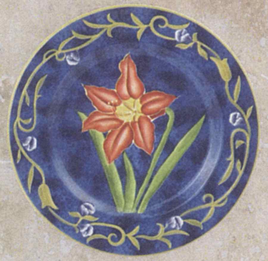 Flower Tableware Salad Plate by Ganz-1