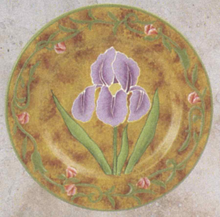 Flower Tableware Salad Plate by Ganz-1