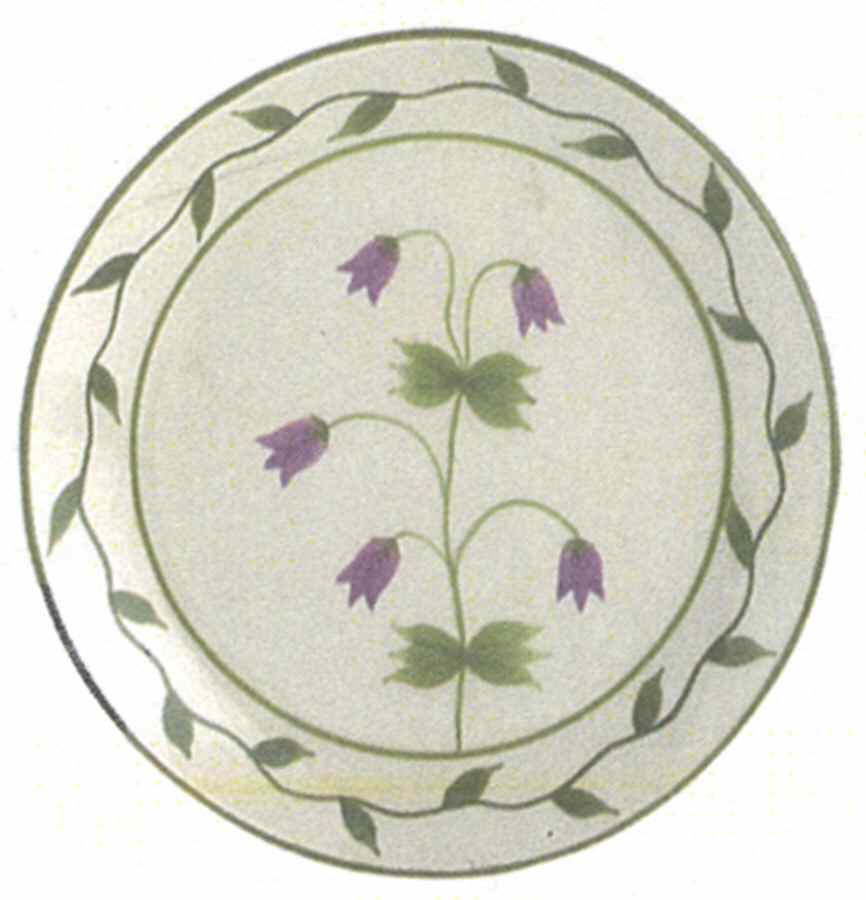 Botanical Garden Salad Plate by Ganz-1