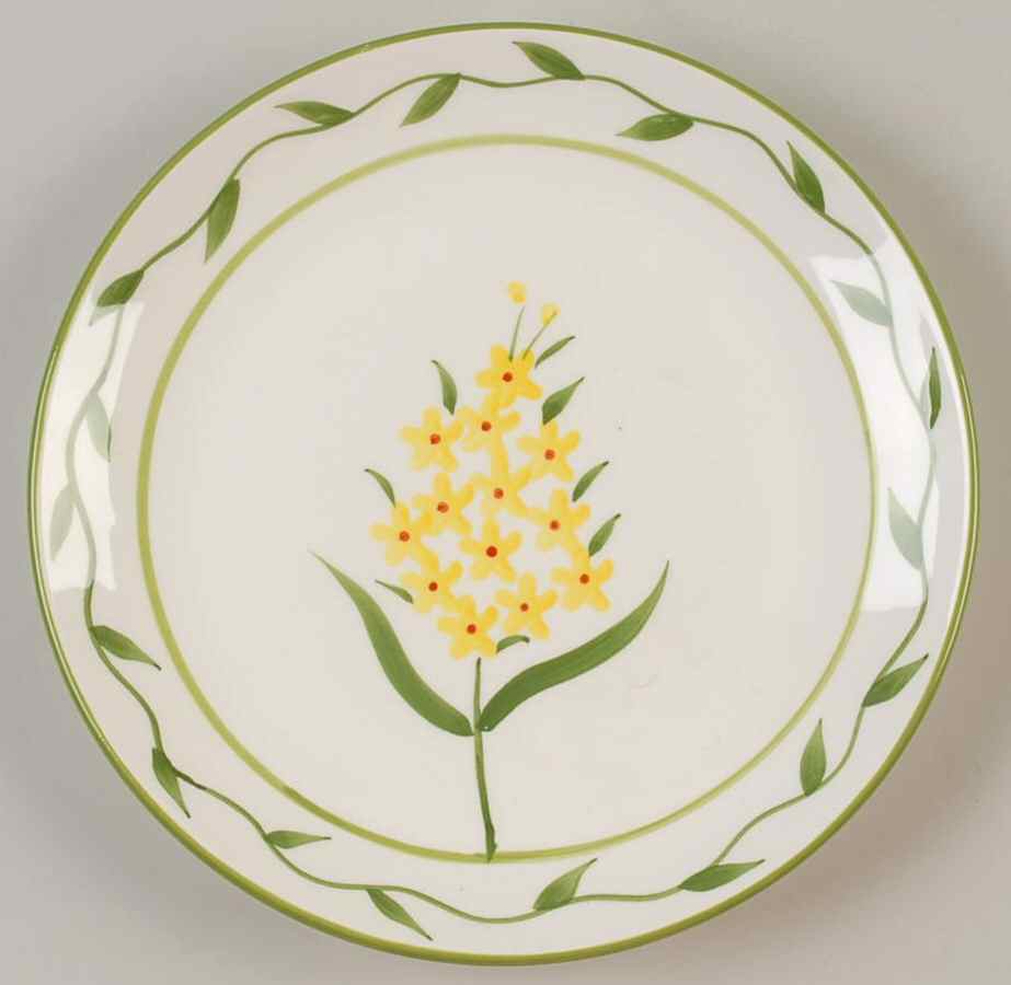 Botanical Garden Salad Plate by Ganz-1