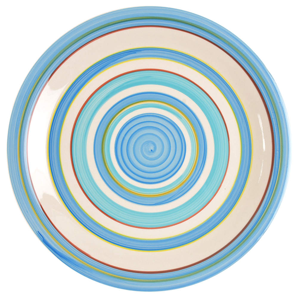 Bay Stripes Dinner Plate by Gibson Designs-1