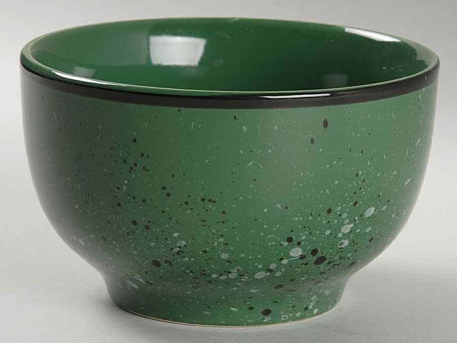 Sensations Elements Green Coupe Cereal Bowl by Gibson Designs-1