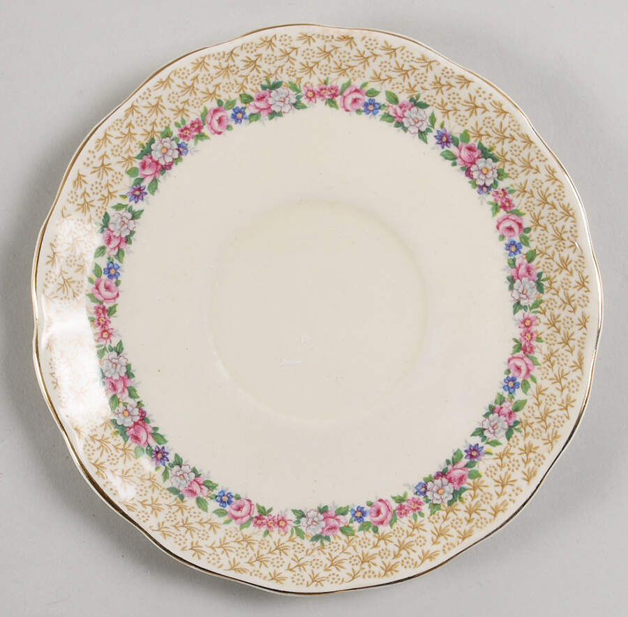 Pompadour Saucer for Cream Soup Bowl by Grindley-1