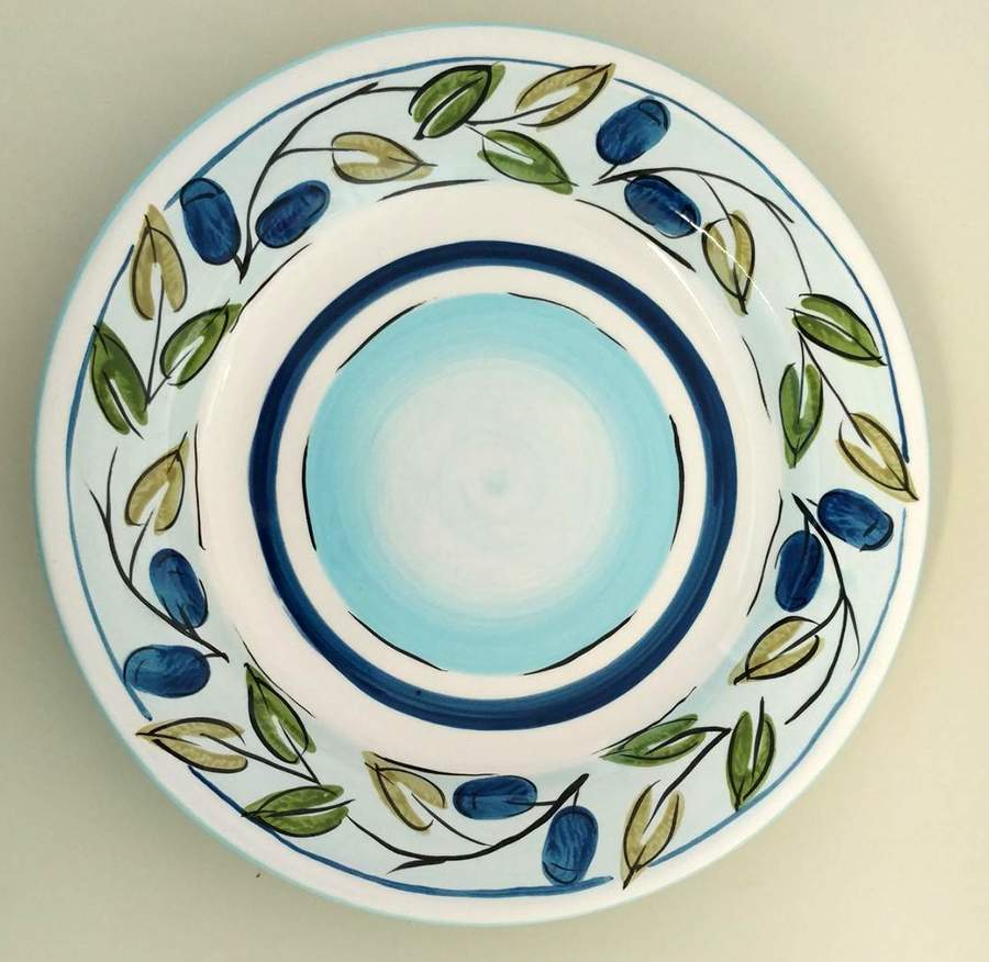 Olive Vine Salad Plate by Gibson Designs-1