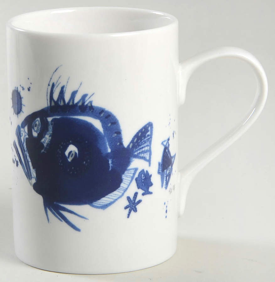 Ocean (Blue) Mug by Gilitzer Porzellan-1