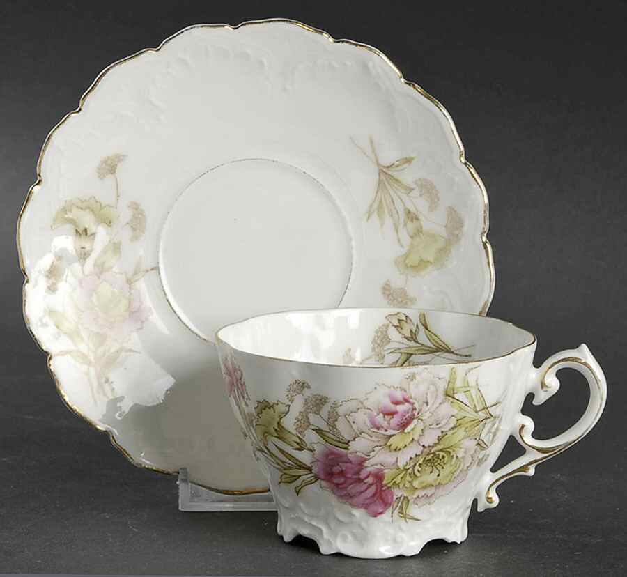 4867 Flat Cup & Saucer Set by Royal Tettau-1