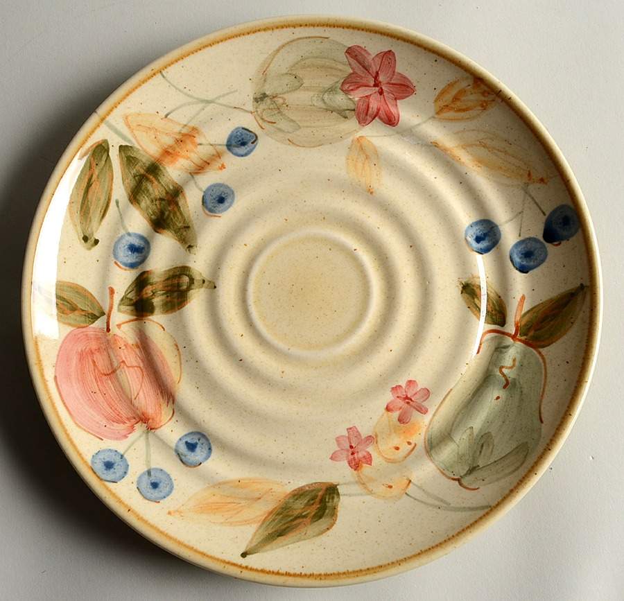 Ocean Fruit Dinner Plate by Gibson Designs-1