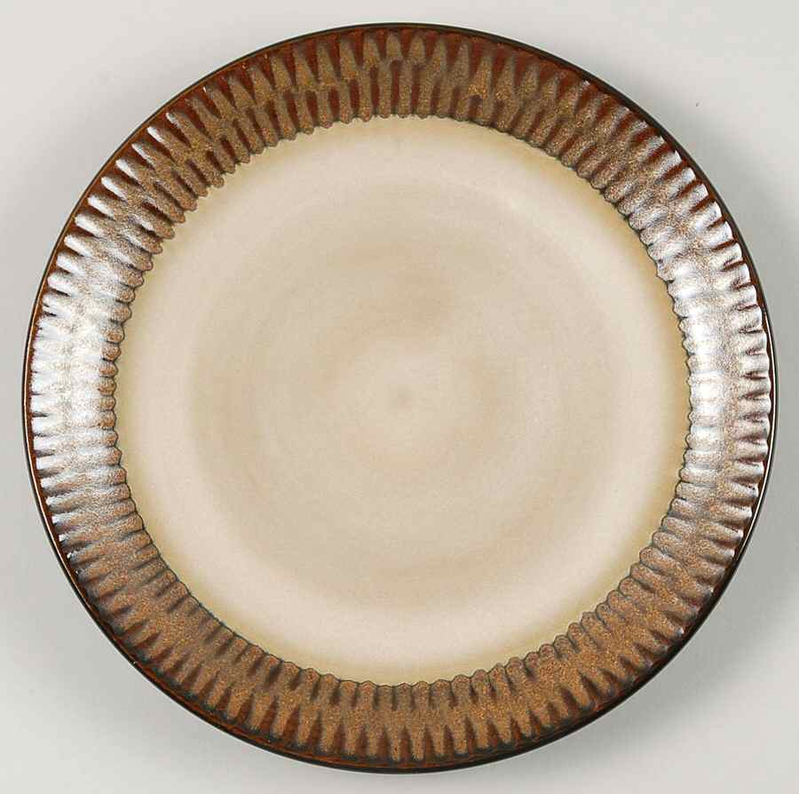 Mojave Brown Salad Plate by Gourmet Expressions-1