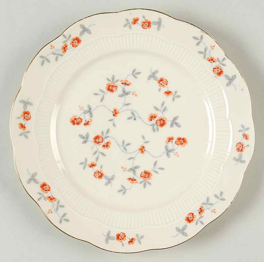 Biedermeier Dessert/Pie Plate by Ges Gesch (Germany)-1