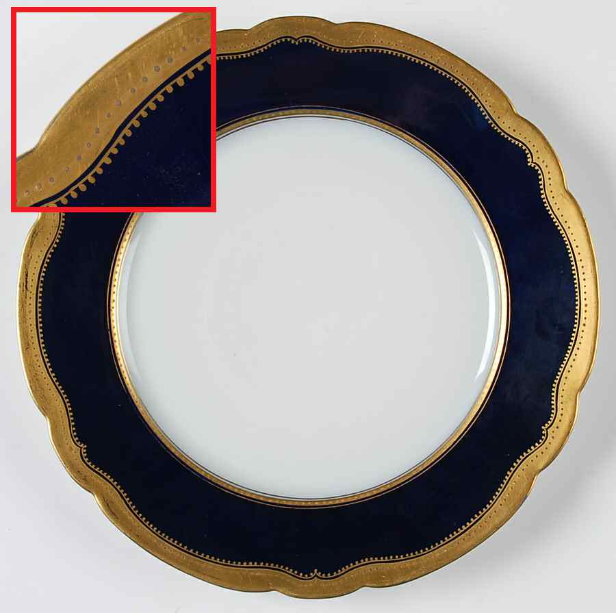 GUE653 Dinner Plate by WM Guerin-1