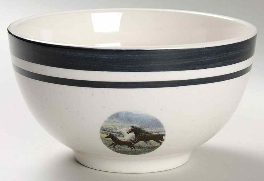 Wild Horses Soup/Cereal Bowl by Gibson Designs-1