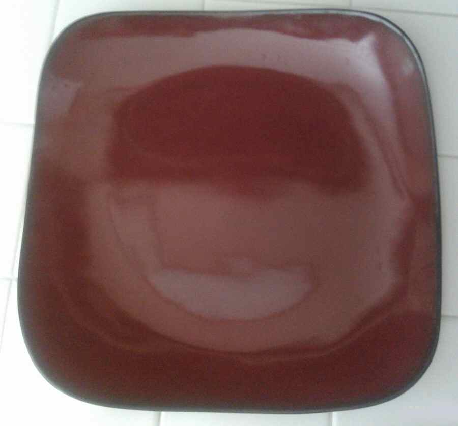 Maradi Square Salad/Dessert Plate by Gibson Designs-1