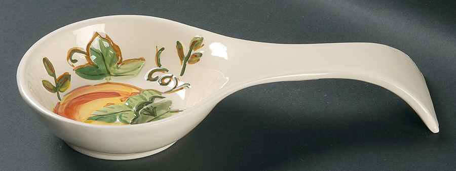 Harvest Tradition Spoon Rest/Holder (Holds 1 Spoon) by Gibson Designs-1