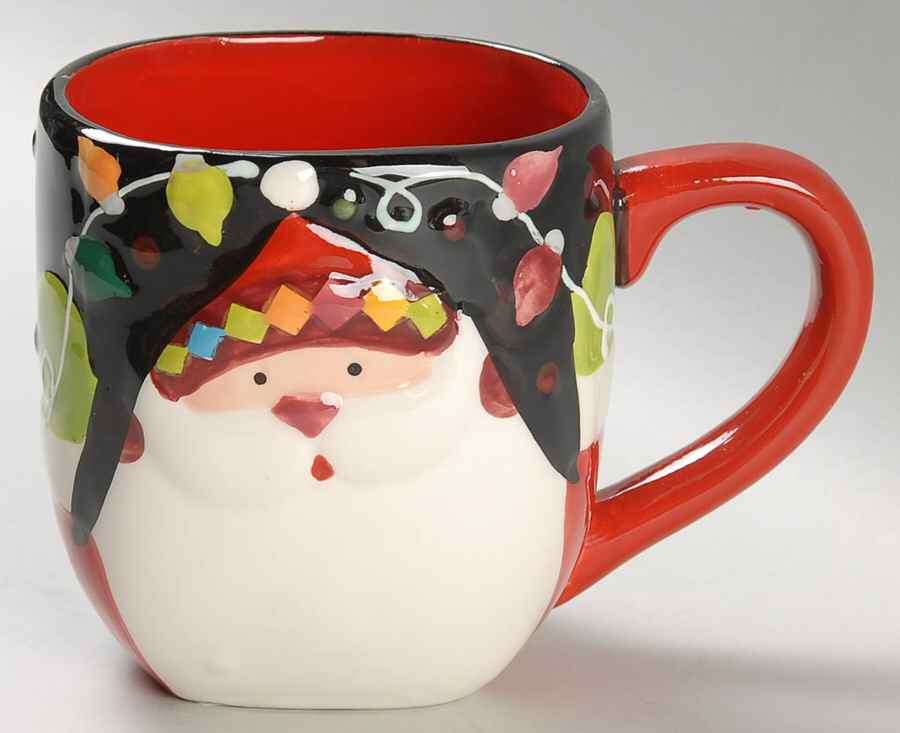 Santa in Lights Mug by Gibson Designs-1
