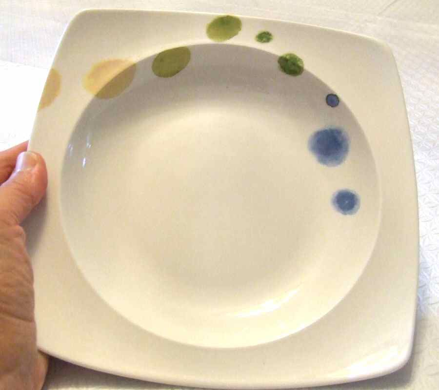 Light Rays Rim Soup Bowl by Gibson Designs-1