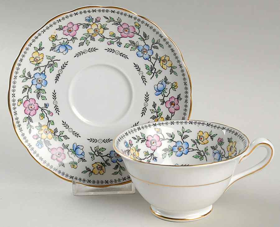 9976 Footed Cup & Saucer Set by Grosvenor-1