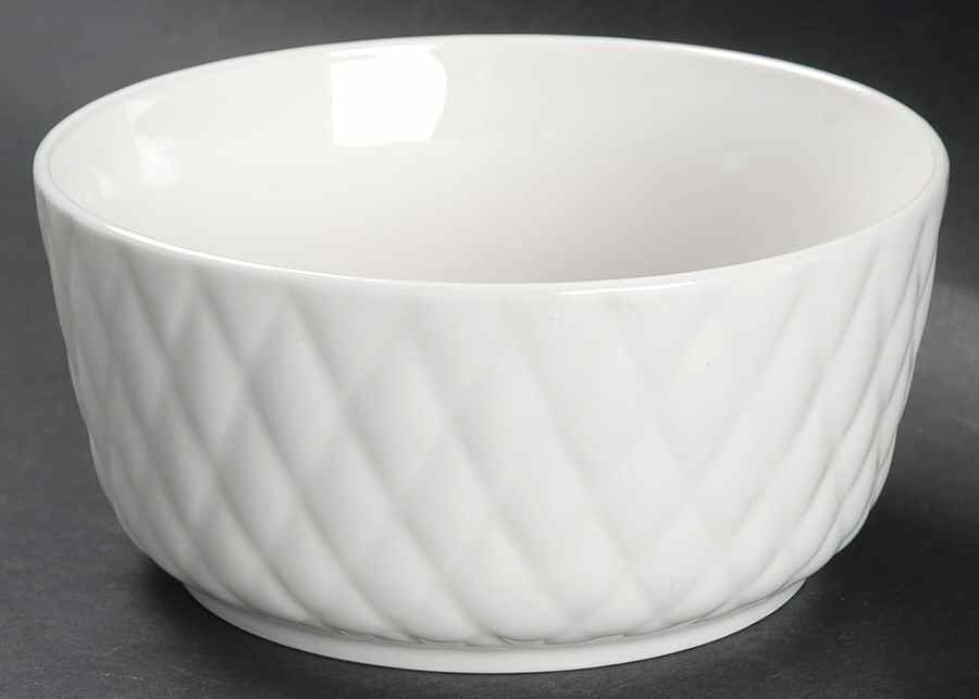 Diamond Quilt Soup/Cereal Bowl by Gibson Designs-1
