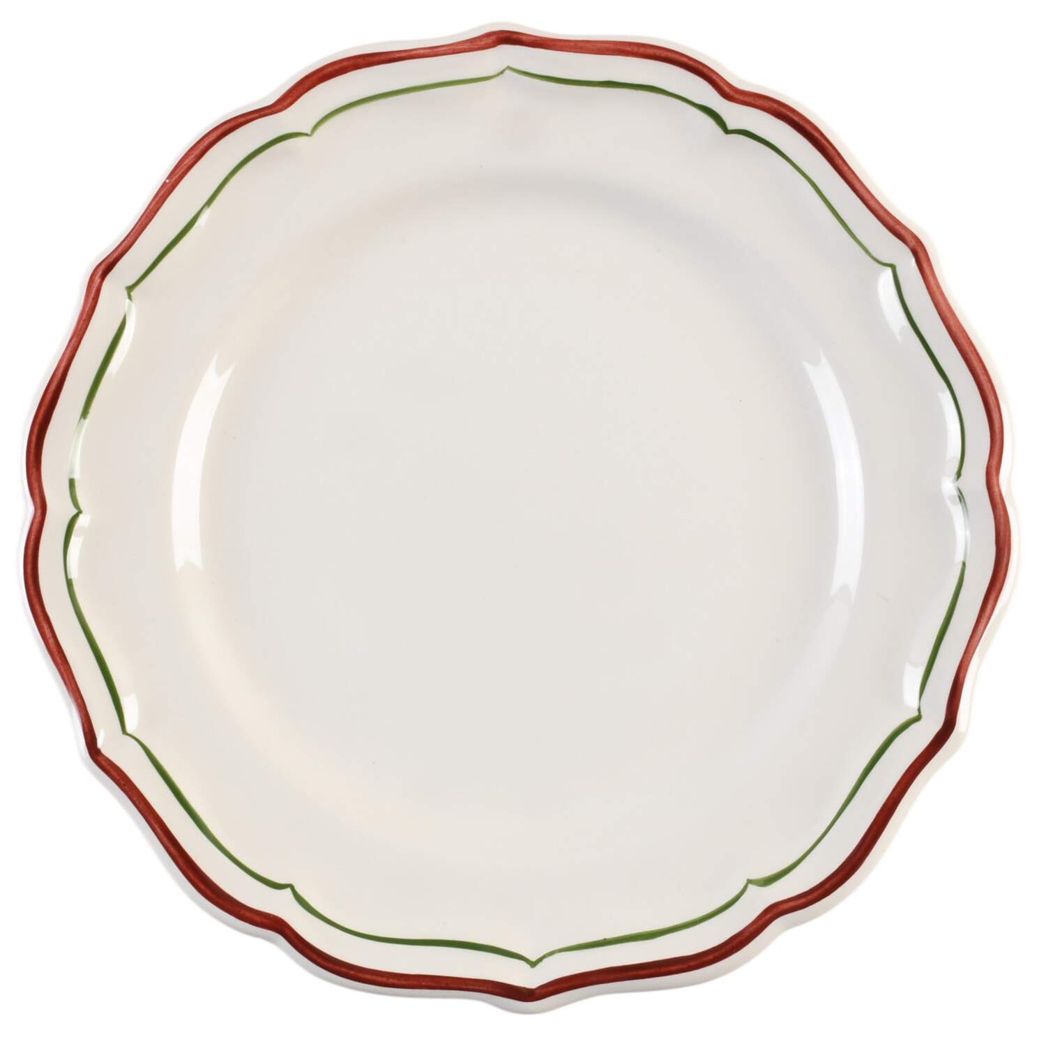 Filets Noel (Christmas Tree) Dessert/Pie Plate by Faiencerie De Gien-1