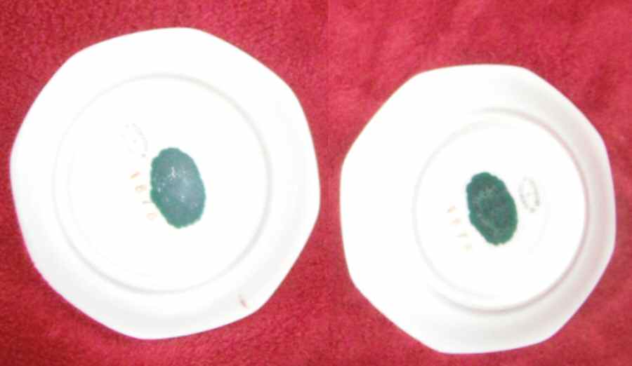 1876 Saucer by Ginori 1735-1