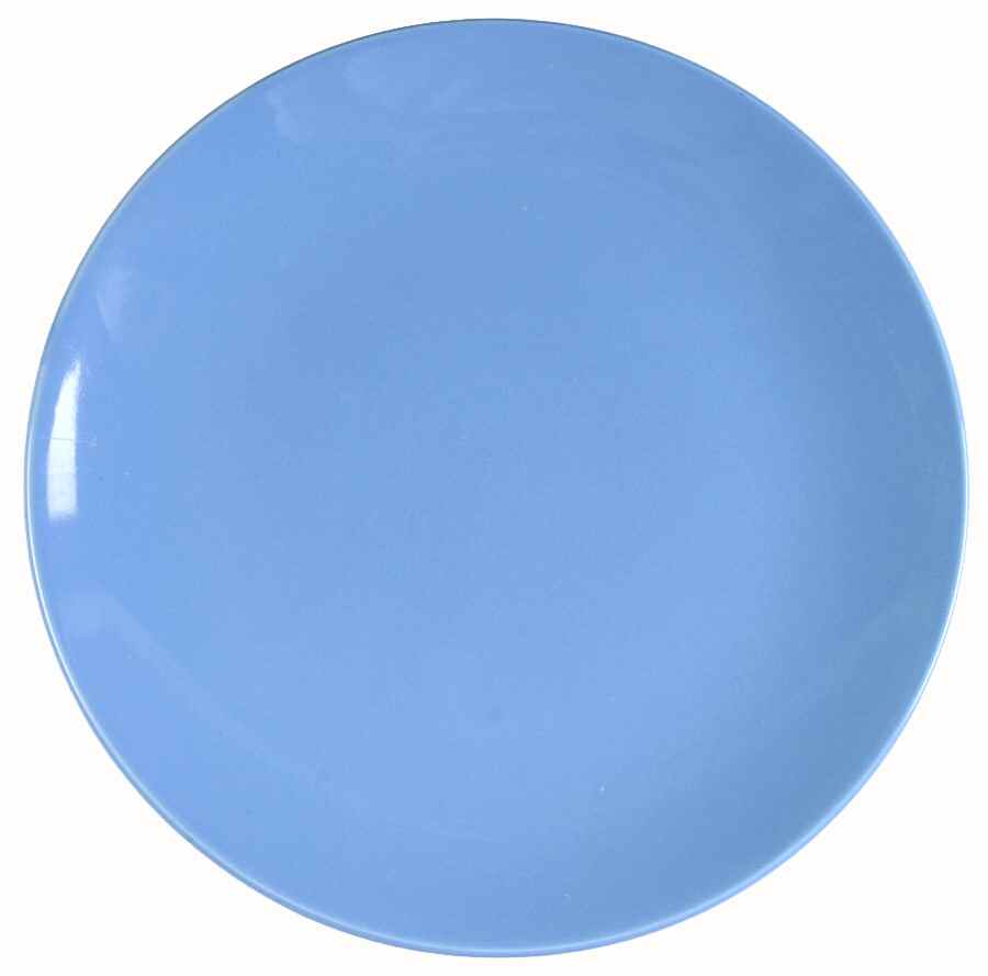 Sensations II Blue Dinner Plate by Gibson Designs-1