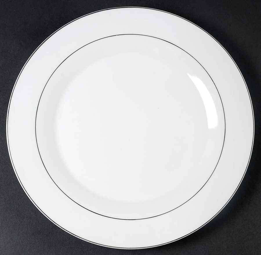 Hollister Platinum Dinner Plate by Gibson Designs-1