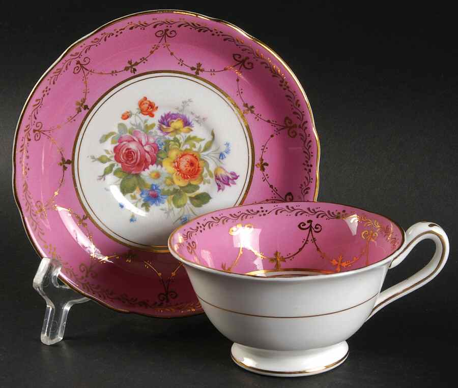 5402 Footed Cup & Saucer Set by Grosvenor-1