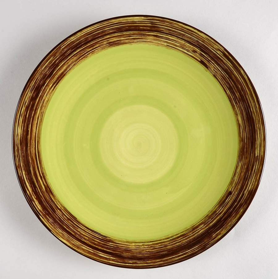 Simply Gail Green Dinner Plate by Gail Pittman-1