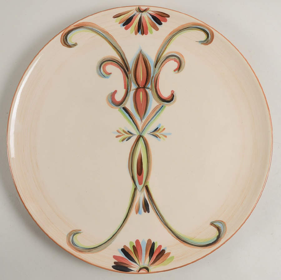 Vieux Carre 13" Chop Plate (Round Platter) by Gail Pittman-1