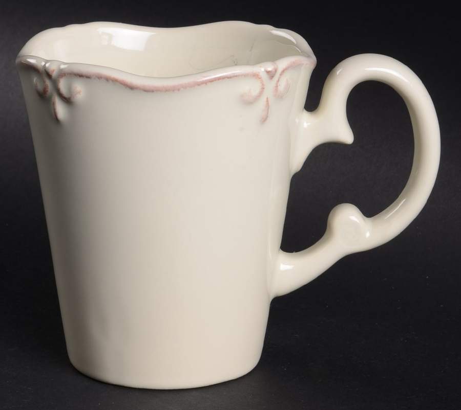 Solid Glazed French Cream Mug by Gail Pittman-1