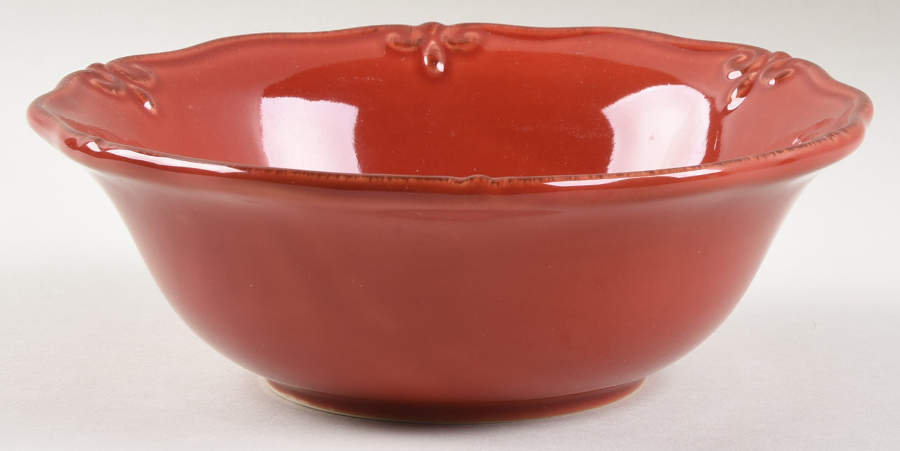 Solid Glazed Paprika (Rich Red) Soup/Cereal Bowl by Gail Pittman-1