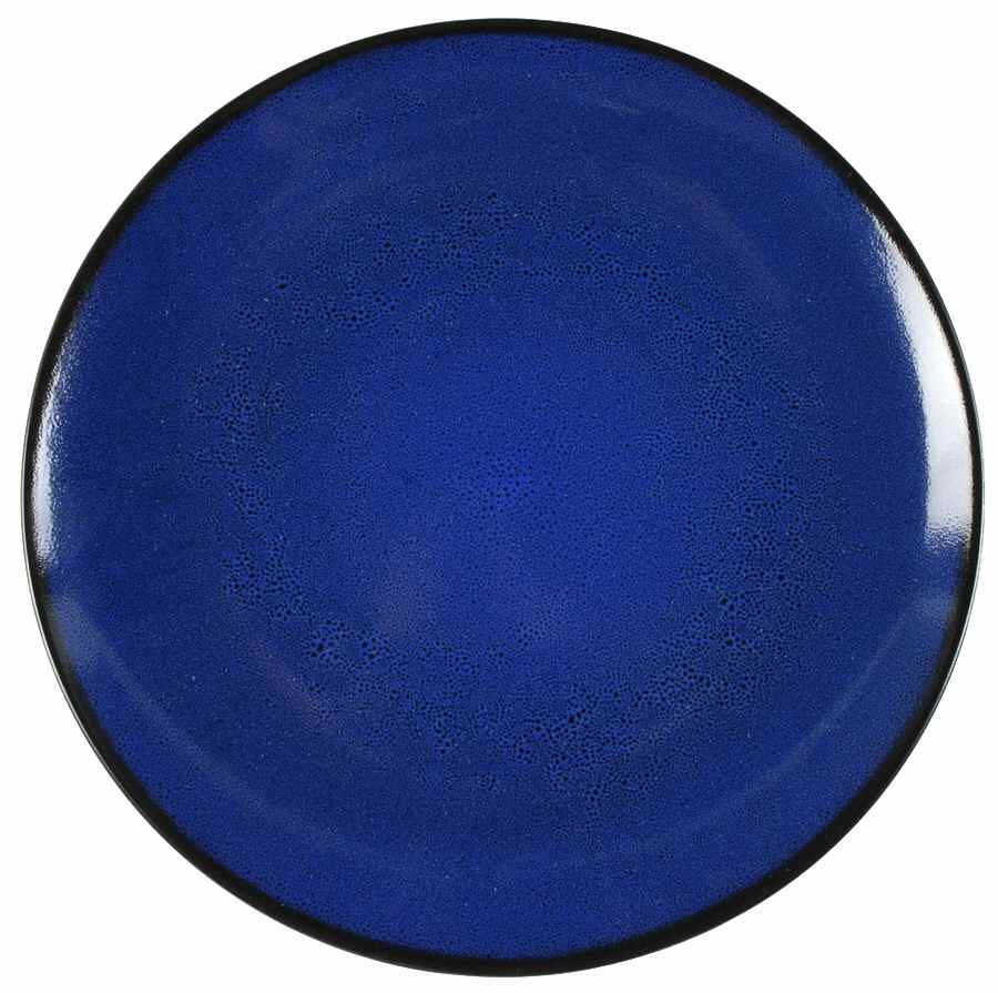 Novabella Blue Dinner Plate by Gibson Designs-1
