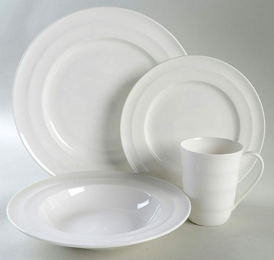 Modern Groove 4 Piece Place Setting by Gorham-1
