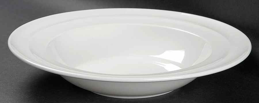 Modern Groove Large Rim Soup Bowl by Gorham-1