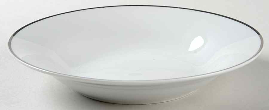 Studio Platinum Rim Soup Bowl by Gibson Designs-1