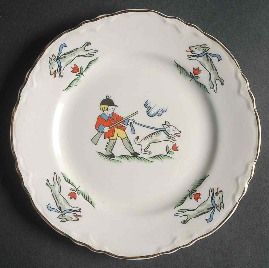 GEO414 Child's Plate by WS George-1
