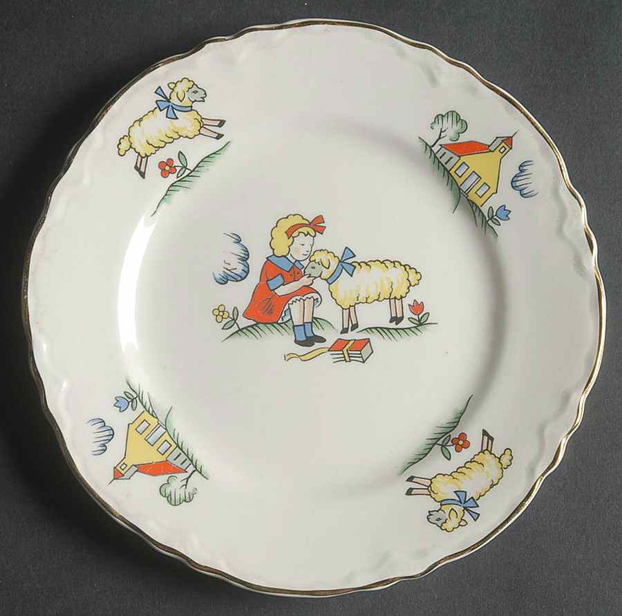 GEO414 Child's Plate by WS George-1