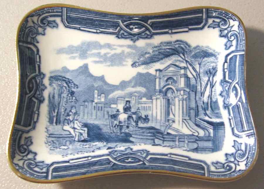 Genoa Blue Pin Tray by Grimwades (England)-1