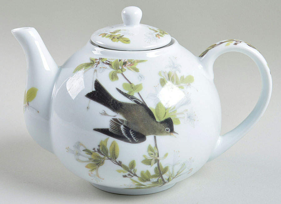 National Audubon Society Teapot & Lid w/Infuser by Godinger-1