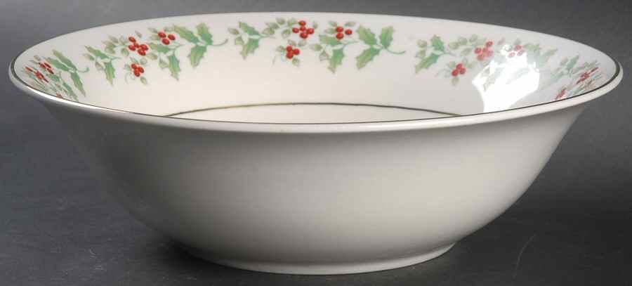 Christmas Harmony 9" Round Vegetable Bowl by Gibson Designs-1