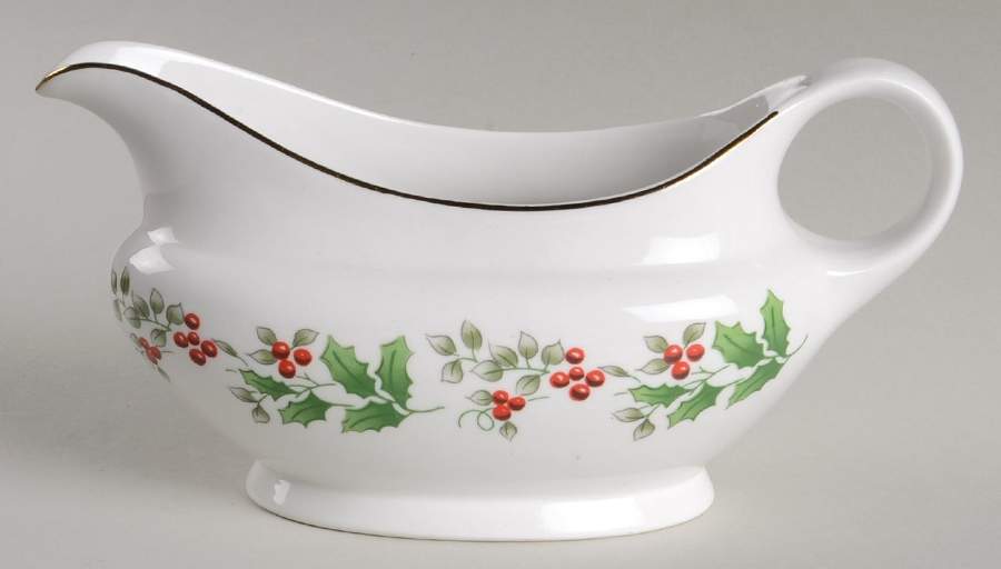Christmas Harmony Gravy Boat by Gibson Designs-1
