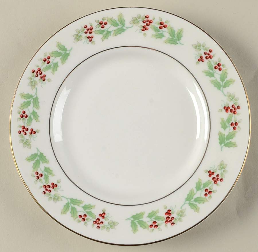 Christmas Harmony Bread & Butter Plate by Gibson Designs-1