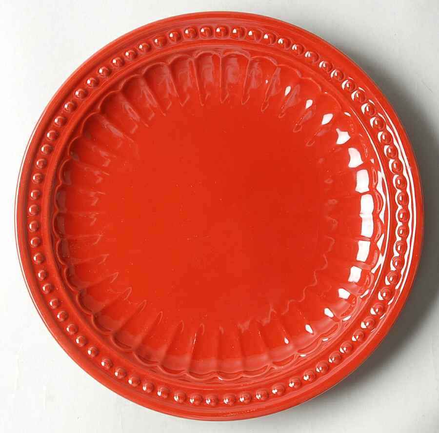 Villa Bottega Red Salad Plate by Gourmet Expressions-1